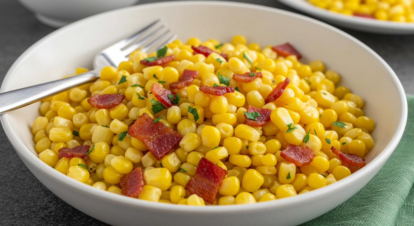 Buttery Corn with Bacon - tertiary view
